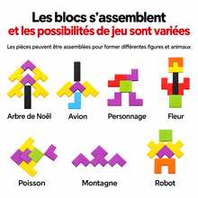 Charger l'image dans la galerie, Puzzle de blocs en bois
